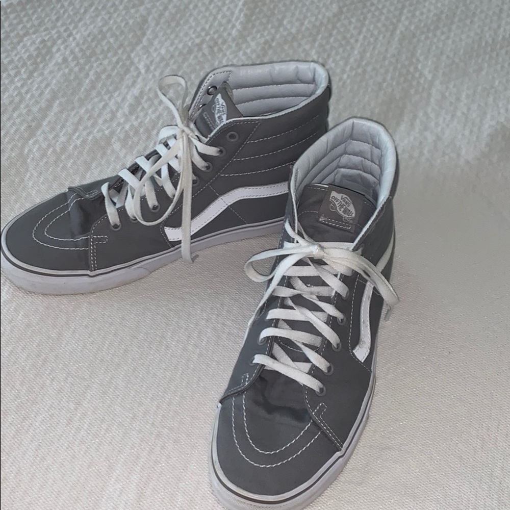 Vans Sk8 High Top Frost Grey Slate Shoe